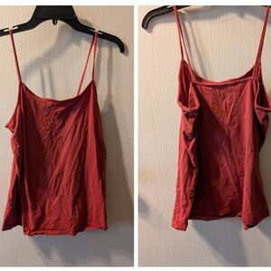 Time and Tru Women's Camisole in Deep Orange